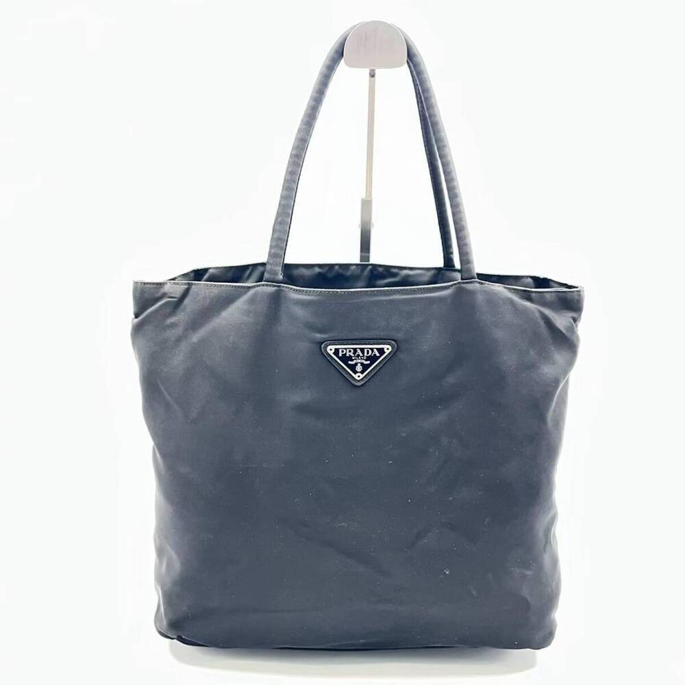 PRADA MILANO Handbag Tote Bag Shoulder Black